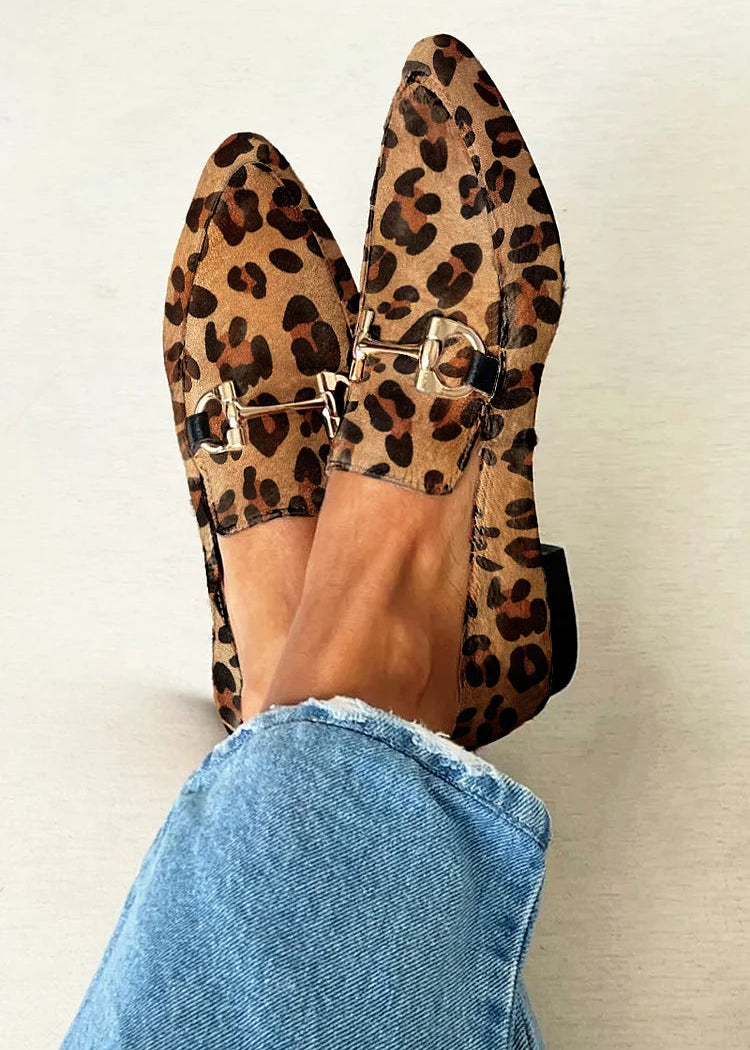 Gia - Mocassins Élégants Léopard