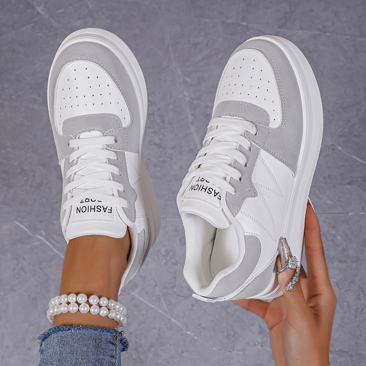 Chloé | Baskets Plateforme Élégantes